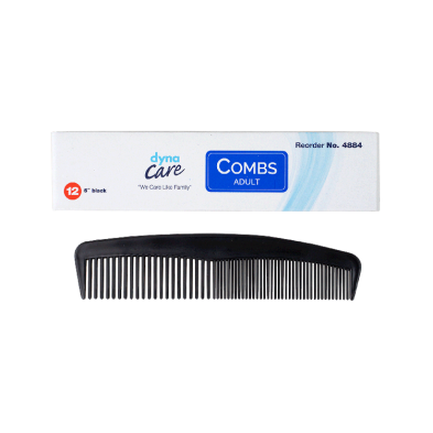 4884 Dynarex®  5` Adult Black Combs